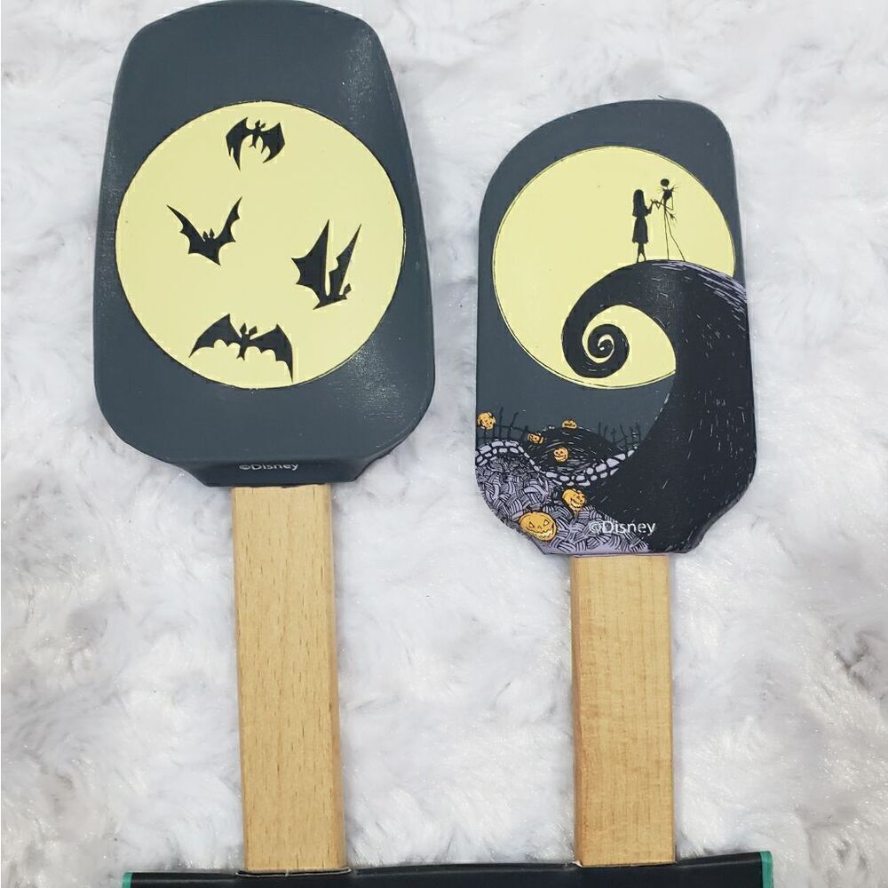Disney Nightmare Before Christmas Silcone Spatula and Spoon Set Tim Burton